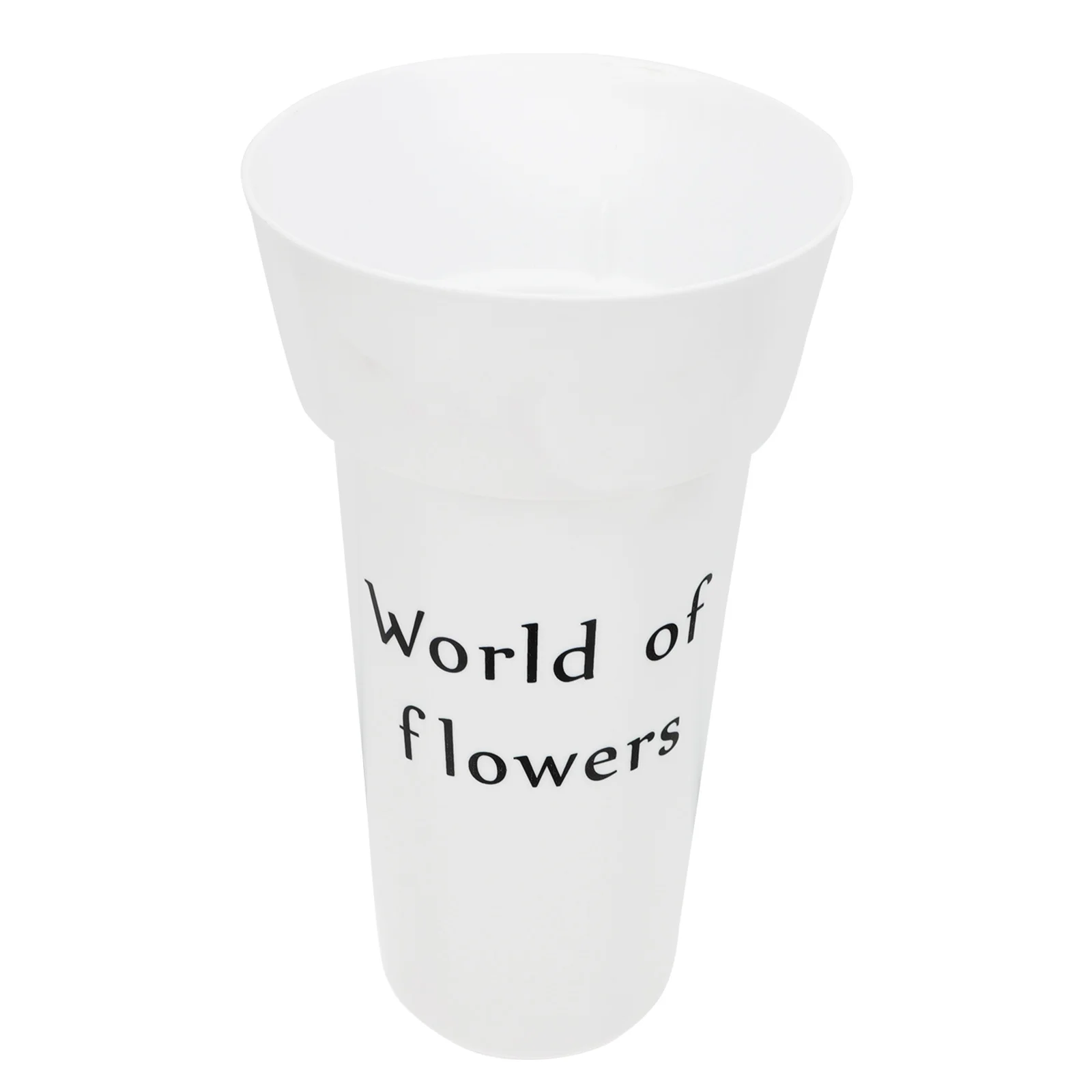 Plastic Wake Flower Bucket Design High Capacity Flower Arrangement Container for Home Office Hotel Decor Use