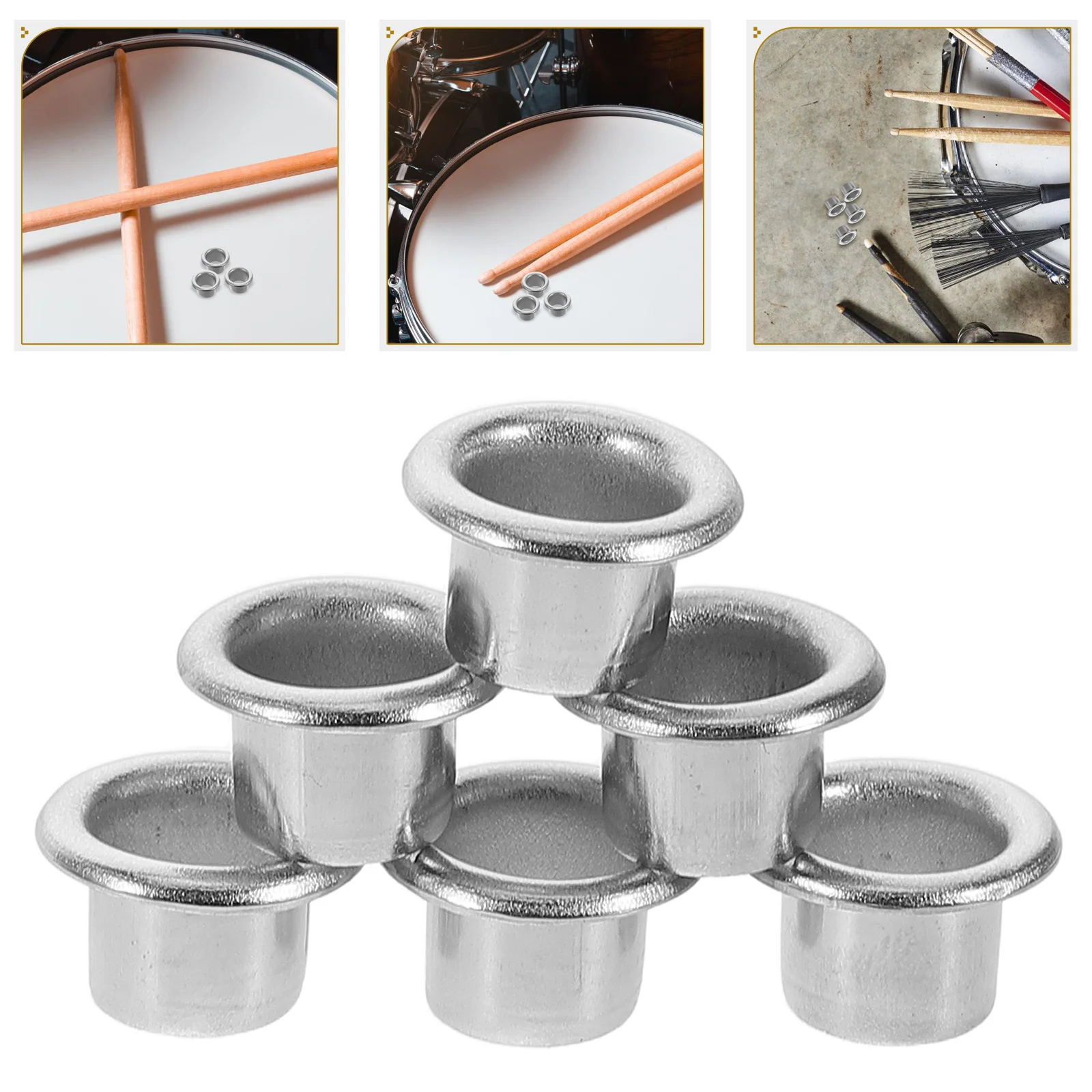

20 Pcs Drum Kit Accessories Air Vent Musical Instrument Direction Covers Hole Metal Adjustable Soffit