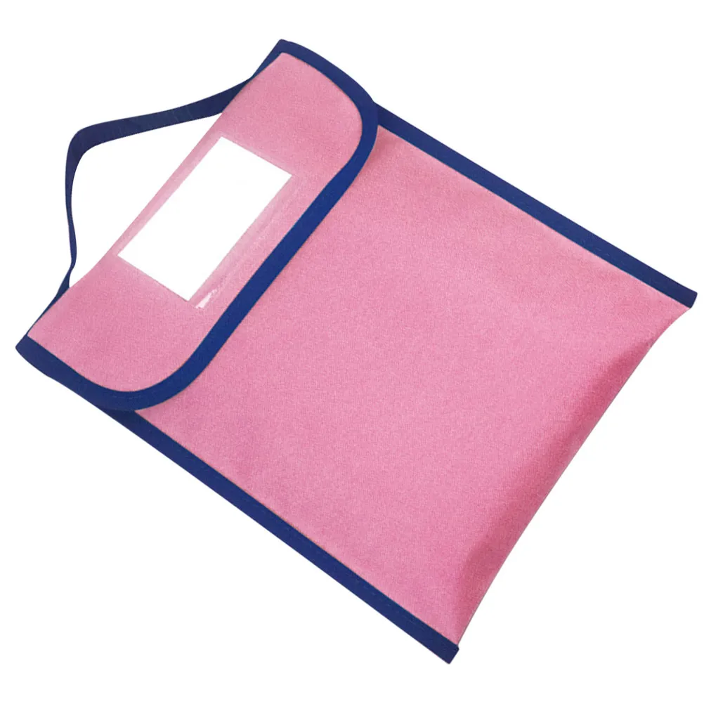 

Large Nylon Book Tote Bag Portable Lightweight Handheld Book Carrier Travel File Storage Students Stationery Bag