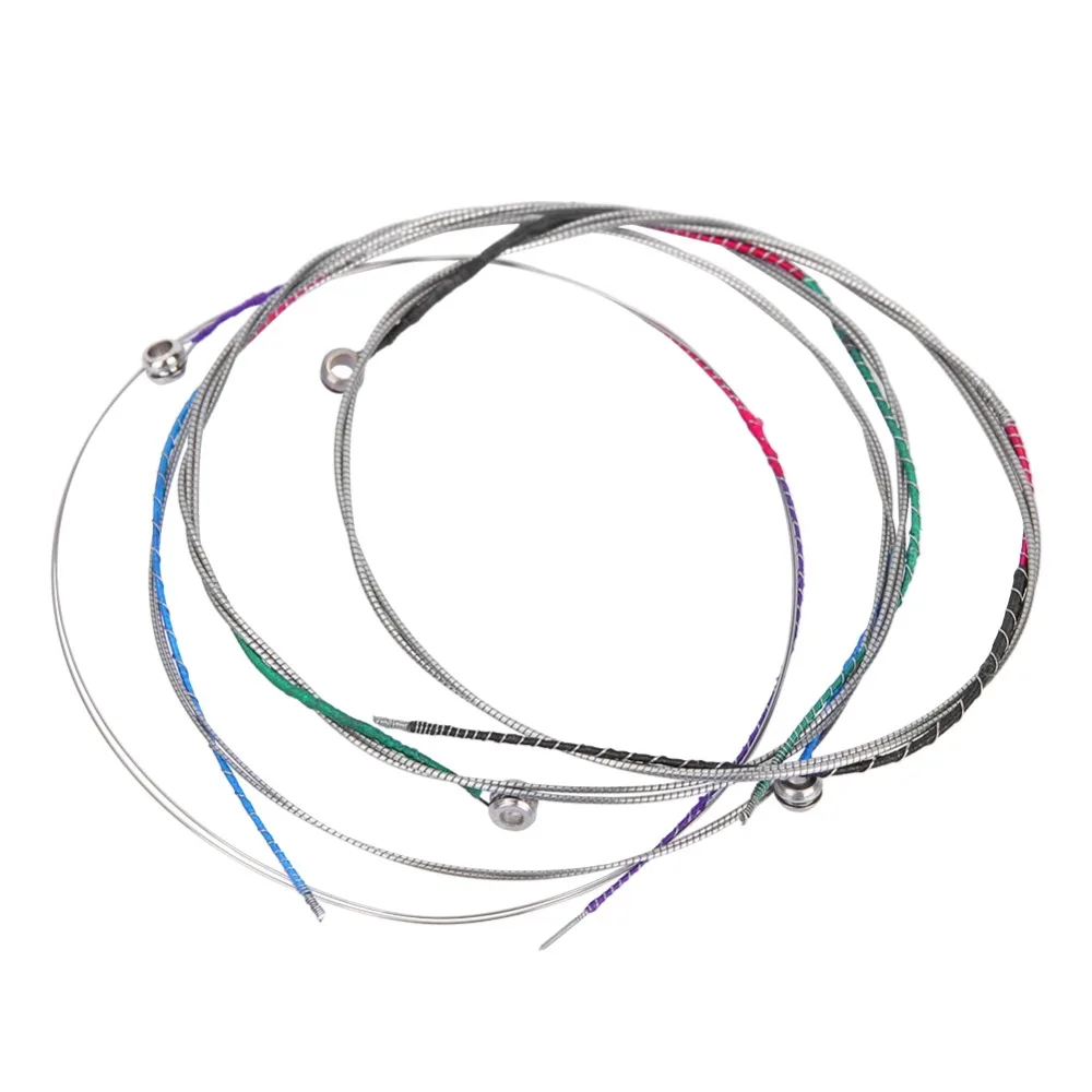 Steel Violin Replacement Strings​ Balanced Tone​ ​E-A-D-G Tuning​ ​Steel Core Strings​ Stable Sound ​Violin Strings​