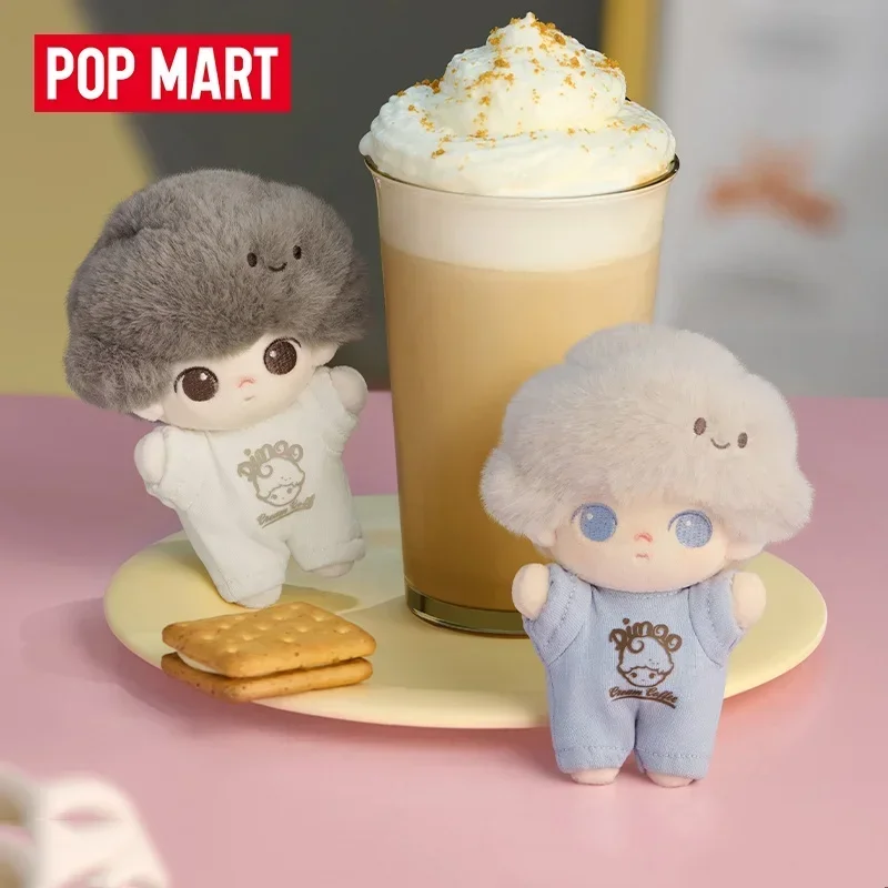 POPMART DIMOO كسارة على القهوة سلسلة صندوق أعمى صندوق الغموض Kawaii الحلي التماثيل سطح المكتب الديكور نموذج لطيف