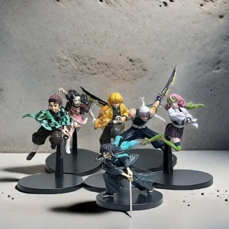 Demon Slayer: Kimetsu no Yaiba figure Tanjiro Nezuko Koi Hashira Tokichiro model ornaments desktop decorations wholesale