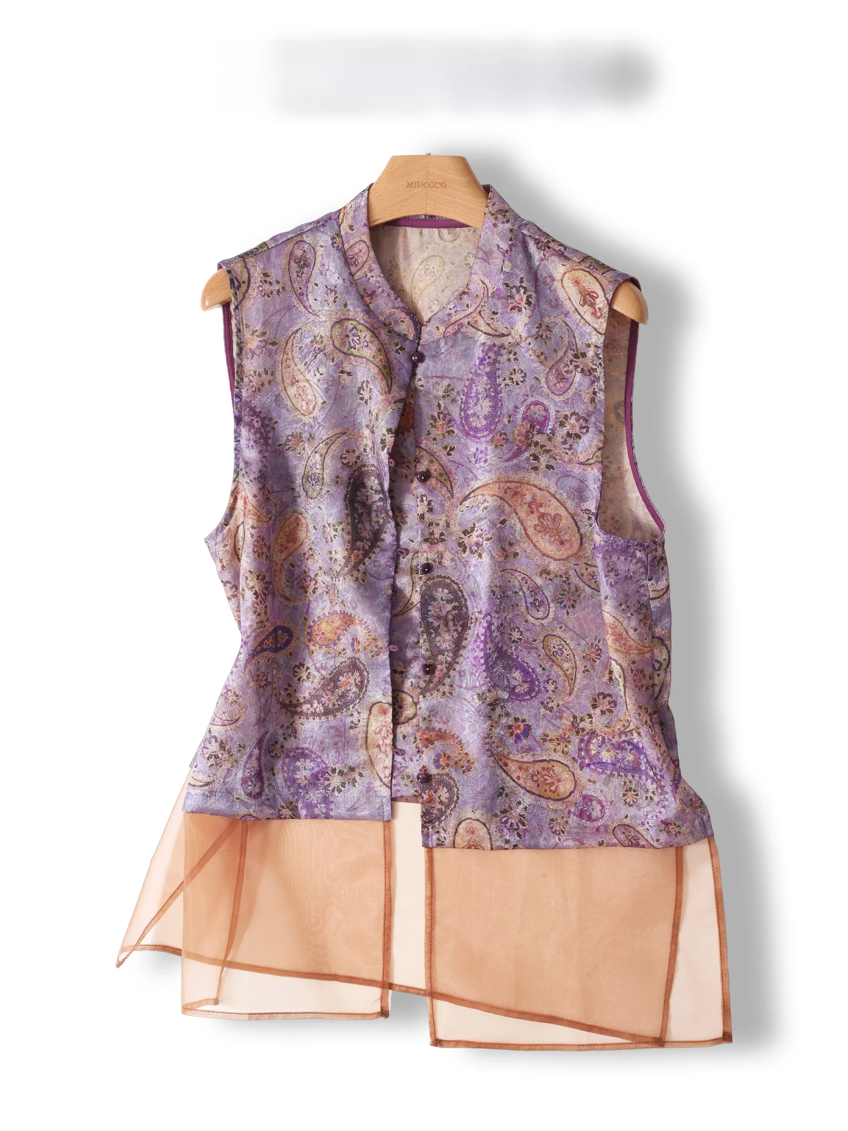  Style Chinese National Style Jacket Women's Fragrant Cloud Silk Embroidery Splicing Euroge Stand Collar Outerwear