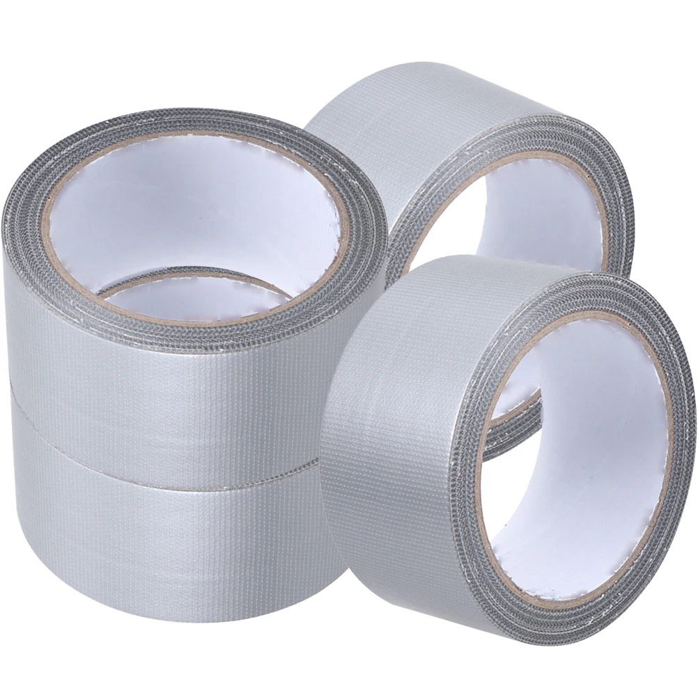 

4 Rolls Waterproof Cloth Duct Tape Strong Repair Kitchen Bathroom Heavy Duty Carpet Tape Roll Sealing Seam Outdoor Indoor Use