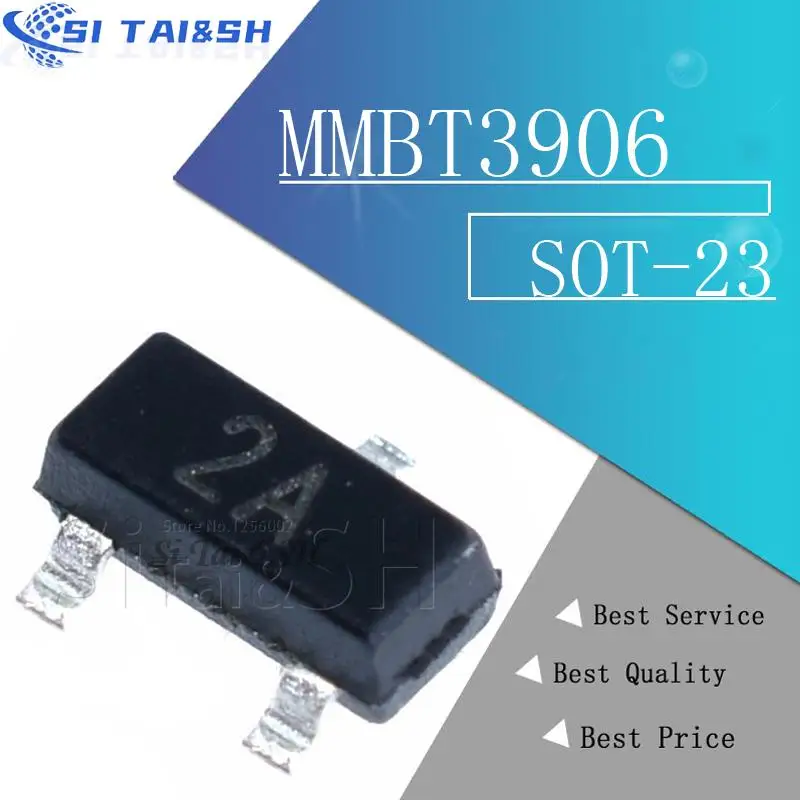 100PCS MMBT3906 MMBT3904 MMBT4401 MMBT5401 MMBT5551 MMBTA42 MMBTA92 SOT-23 Transistor new and Original