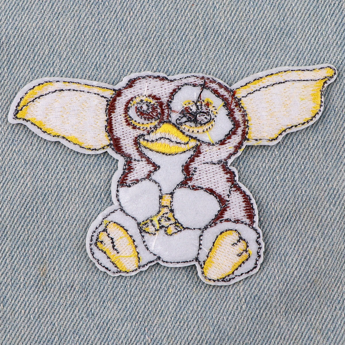 Cute Monster Patch Iron On Embroidery Patches For Clothing Movie Patches For Clothes Punk Sewing Stickers Applique