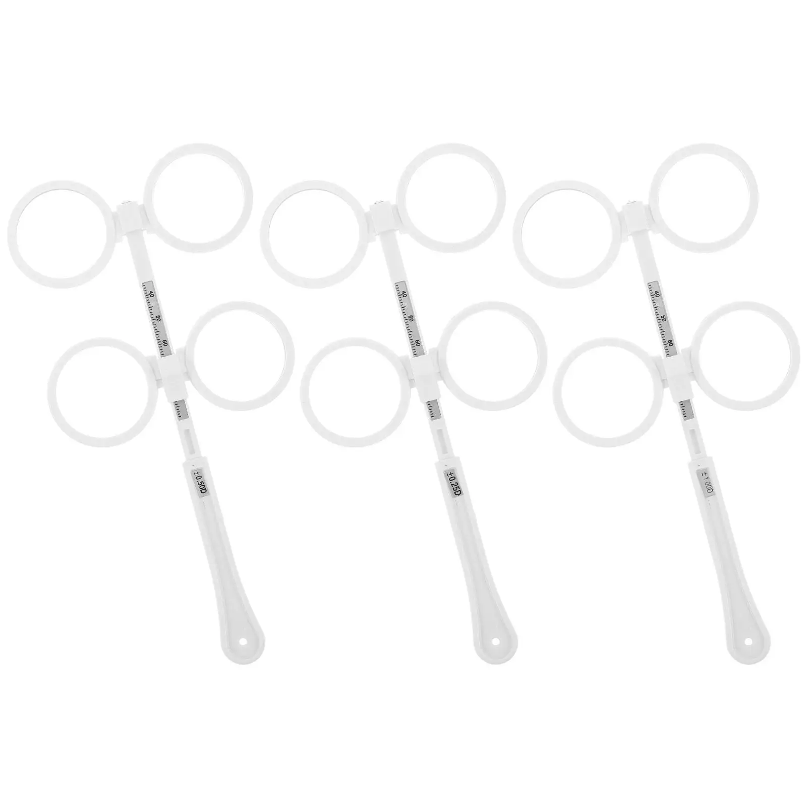 

3 Pcs Amblyopia Training Shot Optometry Equipments Flippers Vision Therapy Tools White Lens Optical Test