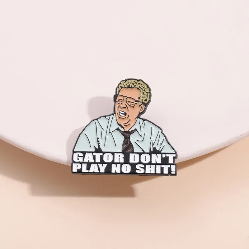 Creative Political Joke Enamel Pins Funny Metal Cator Don'T Play No Shit Brooch Lapel Badge Jewelry Wholesale Gift For Friends