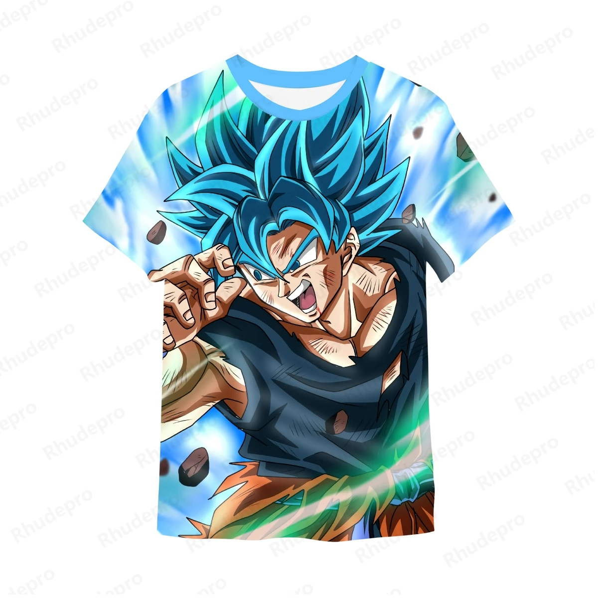 

Dragon ball New Anime Goku 3D Printed Men's T-shirt Children's Street Leisure Sports Top Summer Cosplay T Shirt Short sleeve