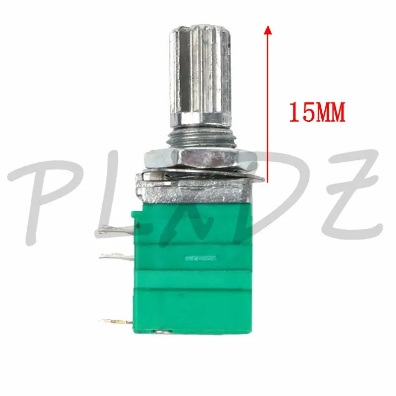 5pcs RV097NS 8-PIN 50K 10K 100K 20K 500K 1K 5K potentiometer B1K B5K B50K B10K B100K B20K B500K 8pin shaft 15mm power amplifier