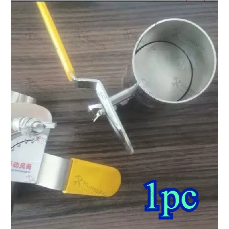 304 Stainless Steel Manual Round Duct Butterfly Damper 20-57mm Air Volume Control Regulating Valve