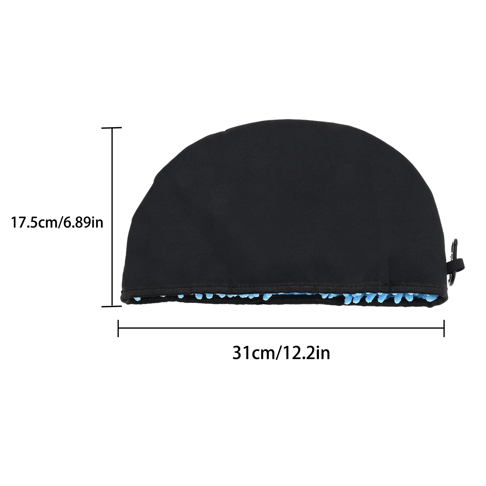 1Pc Portable Flying Disc Golf Cleaning Tool with Microfiber Zipper and Carabiner Golf Cleaning Pocket Golf Towel Accessories