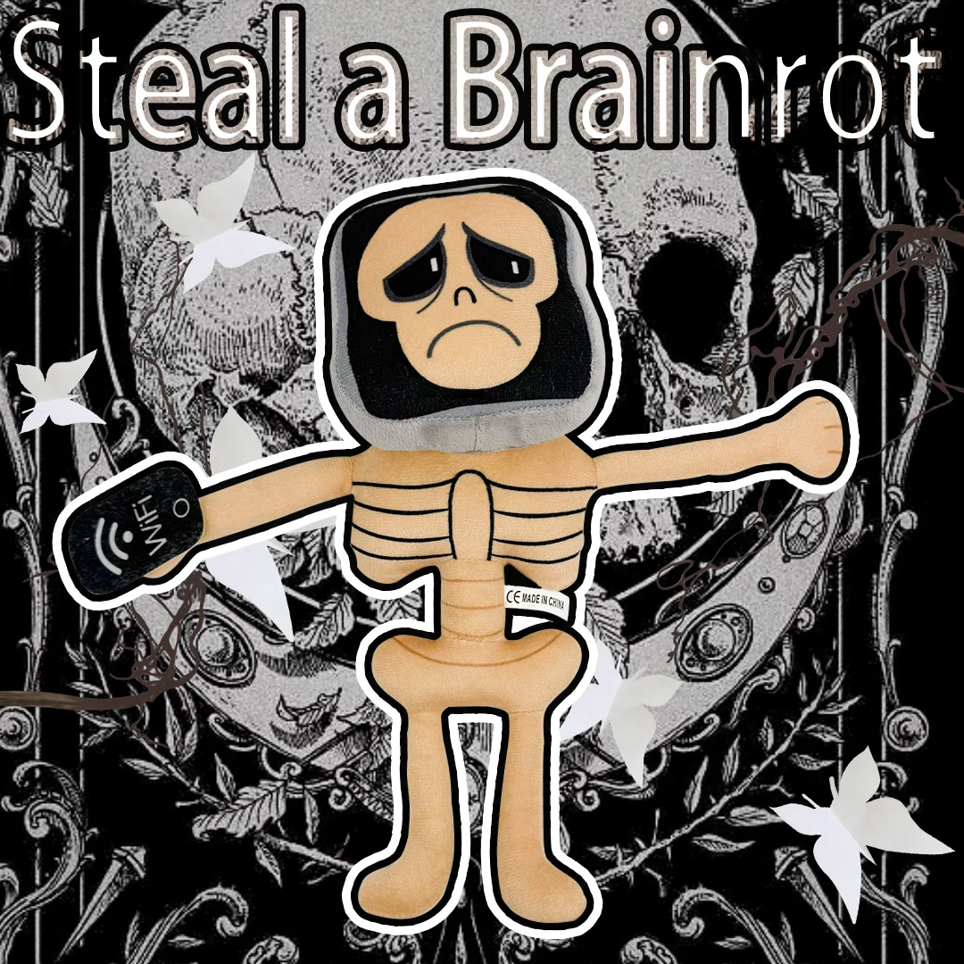 

New Steal A Brainrot Plush Hot Game Peripheral Plushie Cute Cartoon Stuffed Doll Toy Gamer Fans Gift