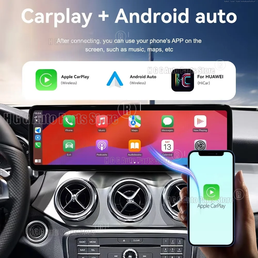 New Car Radio Carplay 14.9 For Benz B Class W246 2011-2019 Android Touch Screen GPS Navigation Multimedia Video Player Head Unit
