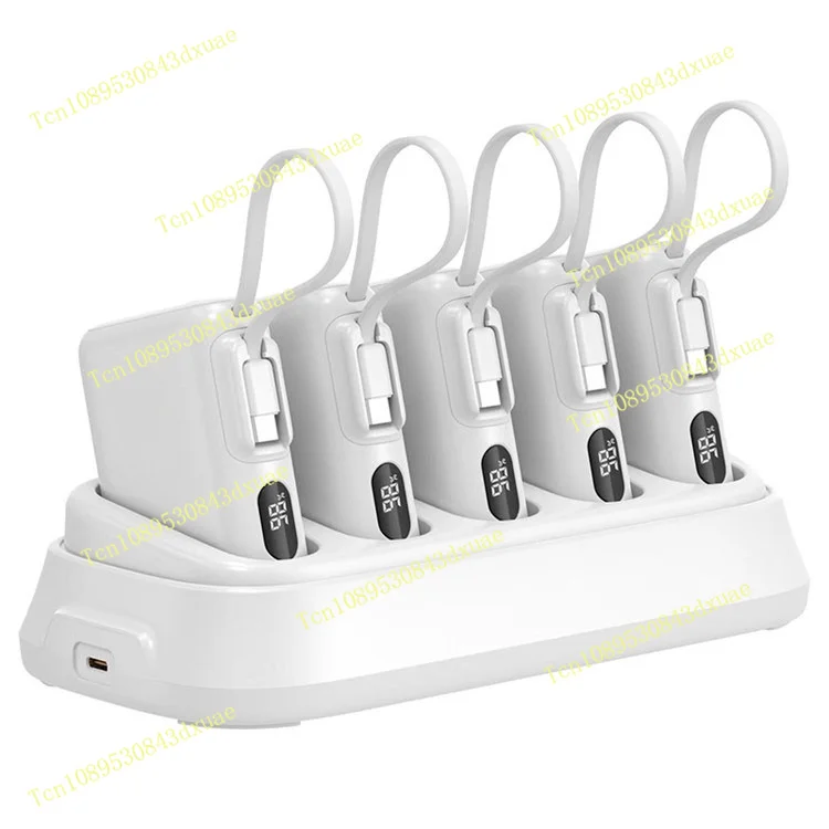 LD10 10000 mAh power bank with LDB210 charging station setup PD 20w fast charging