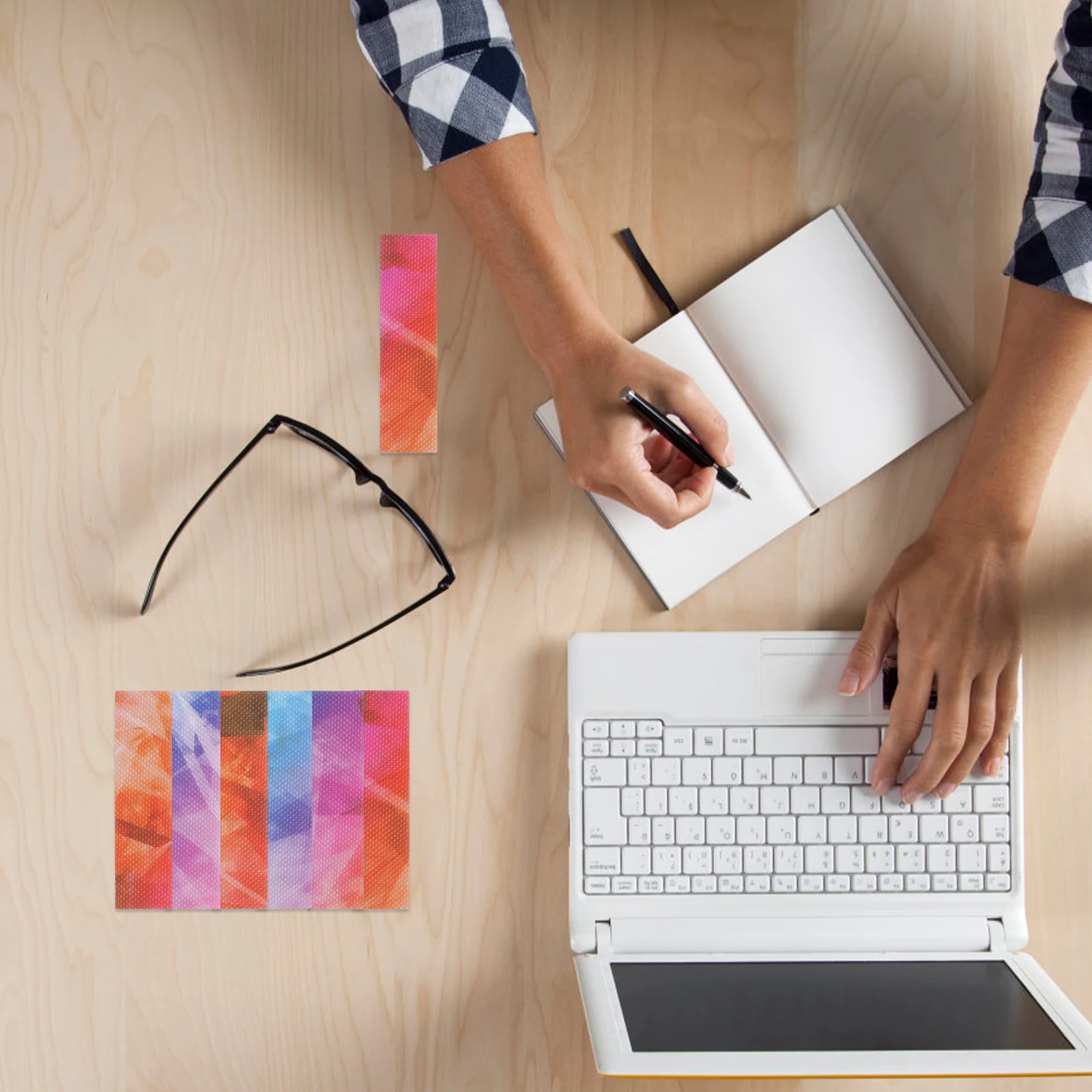 

12pcs Anti Pressure Stickers Self Adhesive Rough Texture Sensory Strips for Anxiety Relief Calming Stickers Diy Phone Back