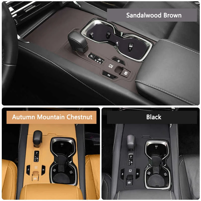 QHCP سيارة وحدة التحكم المركزية والعتاد لوحة الوسادة سيليكون والعتاد التحول لوحة الحصير لكزس RX350h 450h 500h 2023-2024 الملحقات الداخلية