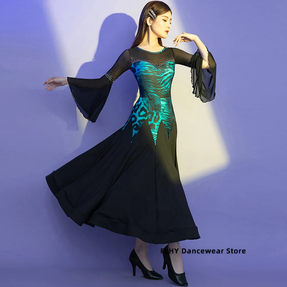 Modern Dance Skirt 2024 New National Standard Waltz Friendship Dance dress Professional Competition Table Performance Dress