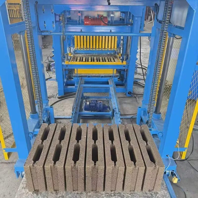 QT4-25 Fully Automatic Paving Brick Making Machine Concrete Hollow Block Making Machine PLC Brick Machine