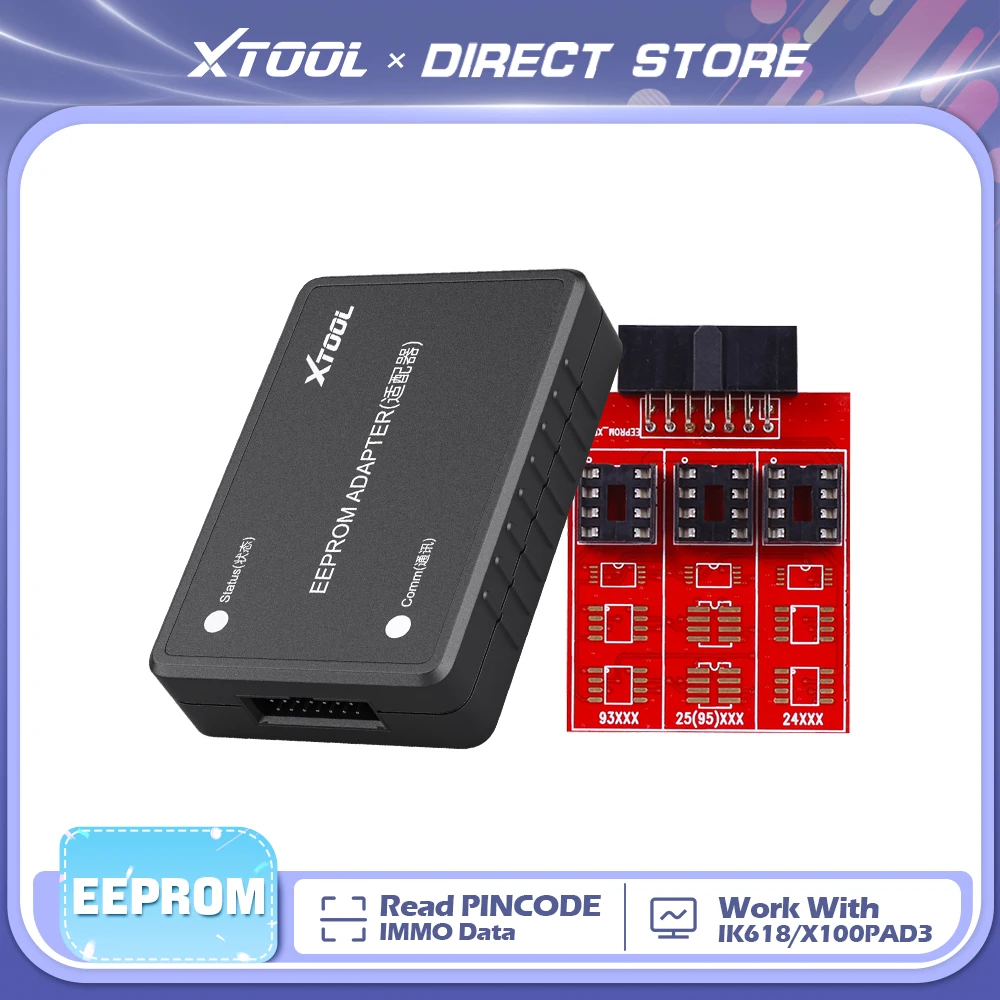 XTOOL EEPROM Adapter Key Programmer Accessories For X100 PRO X100PAD IK618 X100PAD3 X100MAX D7 D8 A80Pro A80Pro Master D9Pro