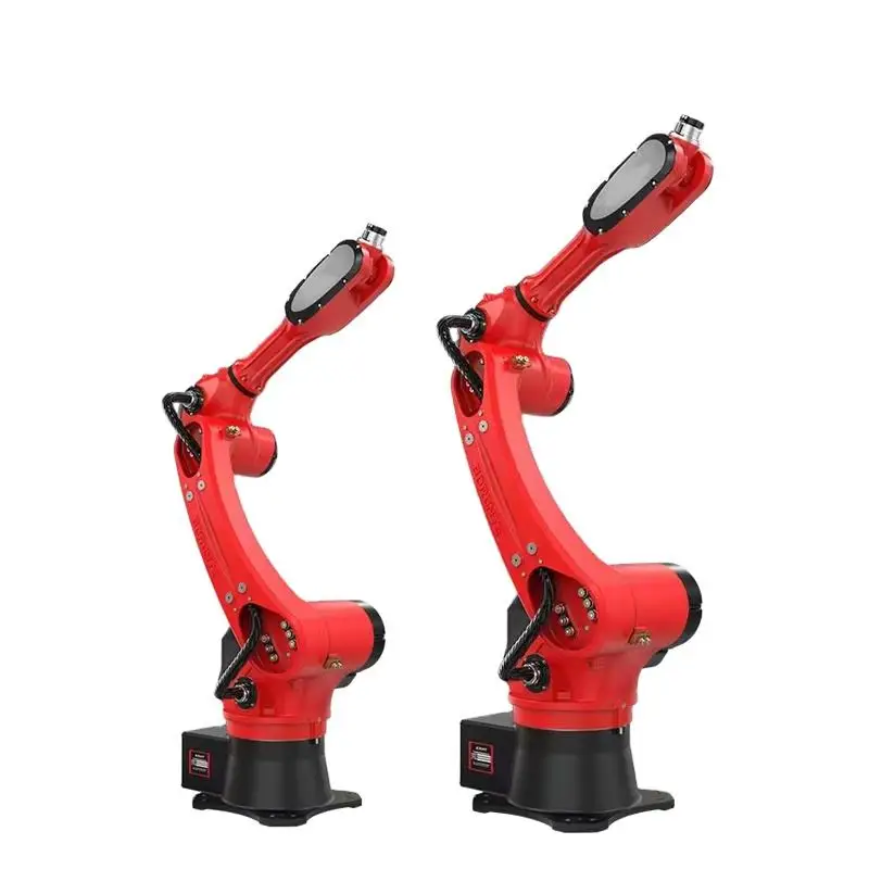 แขนหุ่นยนต์ 6 แกน สำหรับหยิบและวางชิ้นงาน หุ่นยนต์ประกอบอัตโนมัติ