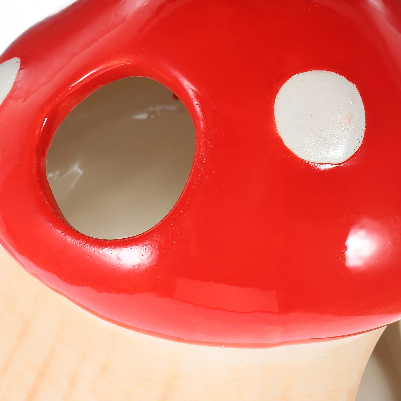 

Ceramic Hamster Mushroom Cooling Nest Pet Hut Small Animal Sleep Play Ceramic Hideouts Pet Hamster Hut Bed