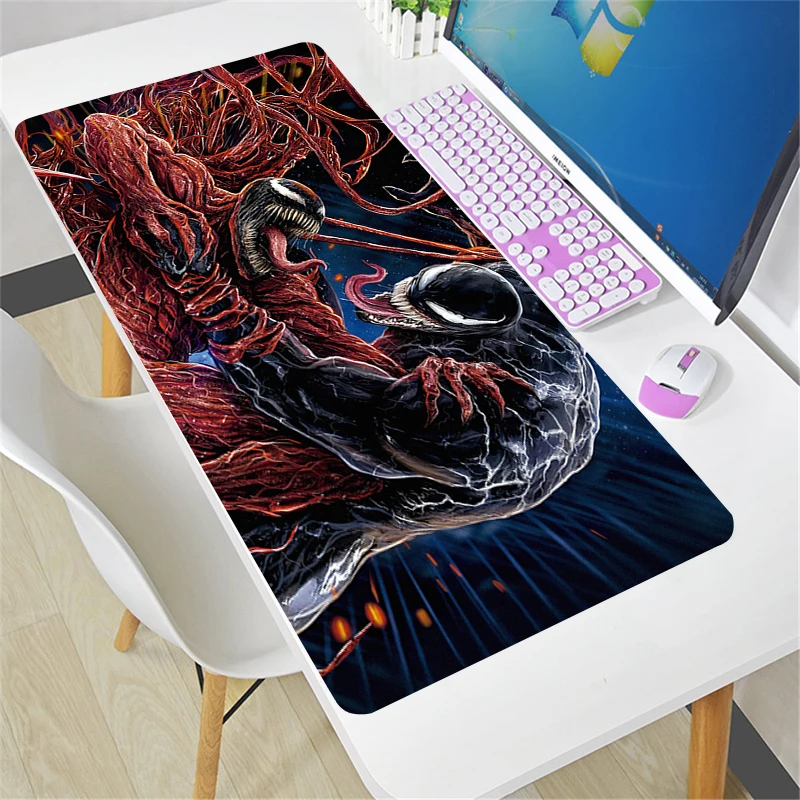 

Venom Mouse Pad 900x400 Keyboard Mat Computer Offices Anime Mouse Mats Anti-skid Computer Desk Accessories Cool Laptop Mousepad