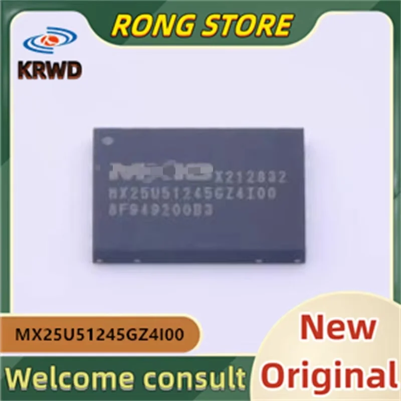 

5 шт. MX25U51245GZ4I00 новый и оригинальный чип IC MX25U51245GZ4100 MX25U51245G QFN-8