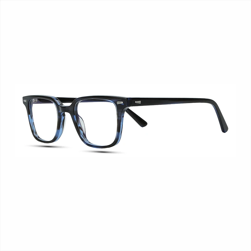 

Fashion Retro Men's Square Optical Glasses Vintage Fashion Design Acetate Frame Women's Decorative Glasses With Clear Lenses
