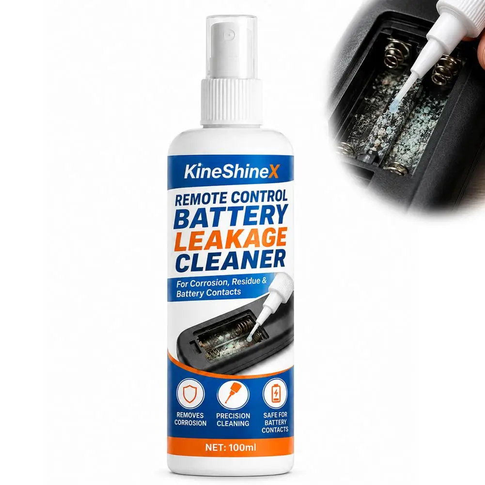 Battery Terminal Corrosion Cleaner Liquid Battery Leakage Remover and Contact Restorer for TV Remotes Toys Key Fobs