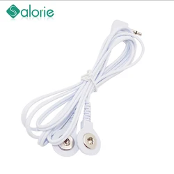 Electrode Cable Tens Conductive Line 2/4 Ways Wire for Electrode Pads Gloves Digital Tens Massage Machine Body Meridian Therapy