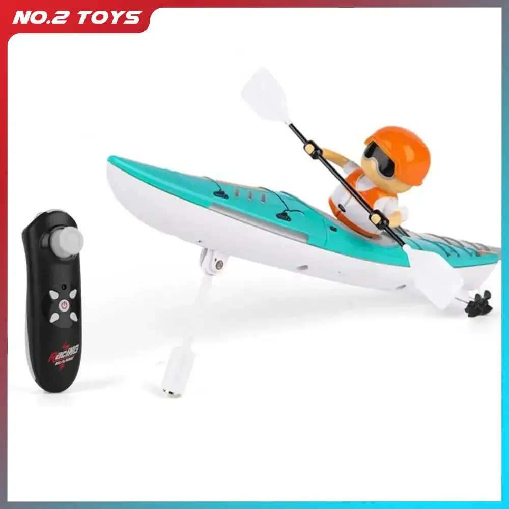 เรือบังคับวิทยุ2.4ก. เรือควบคุมด้วยรีโมทคอนโทรลเรือสองโหมดสำหรับเล่นเรือสปีดโบ๊ทสมดุลของเล่นสำหรับเด็ก