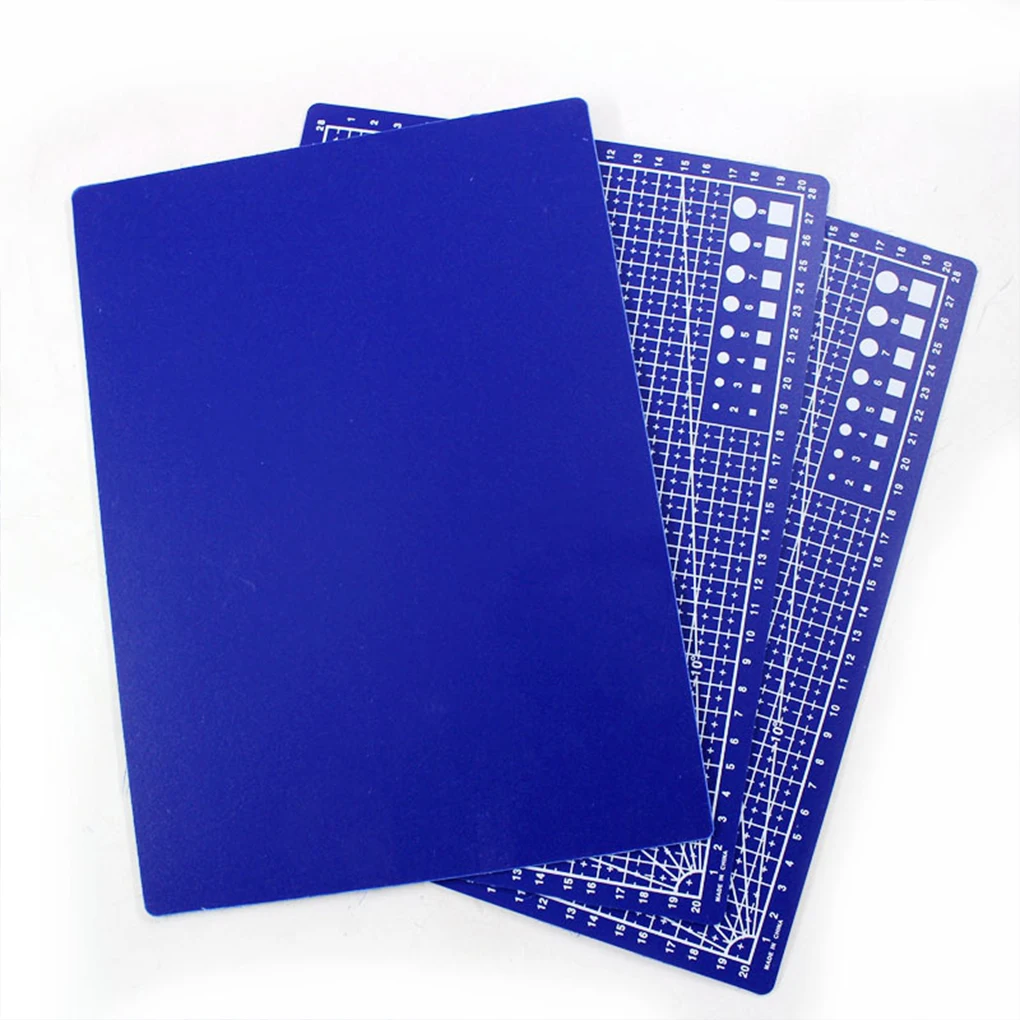 Blue Convenient And Practical PVC Rectangular Cutting Mat Crafters Easy To A3 A4 Cutting Mat A3