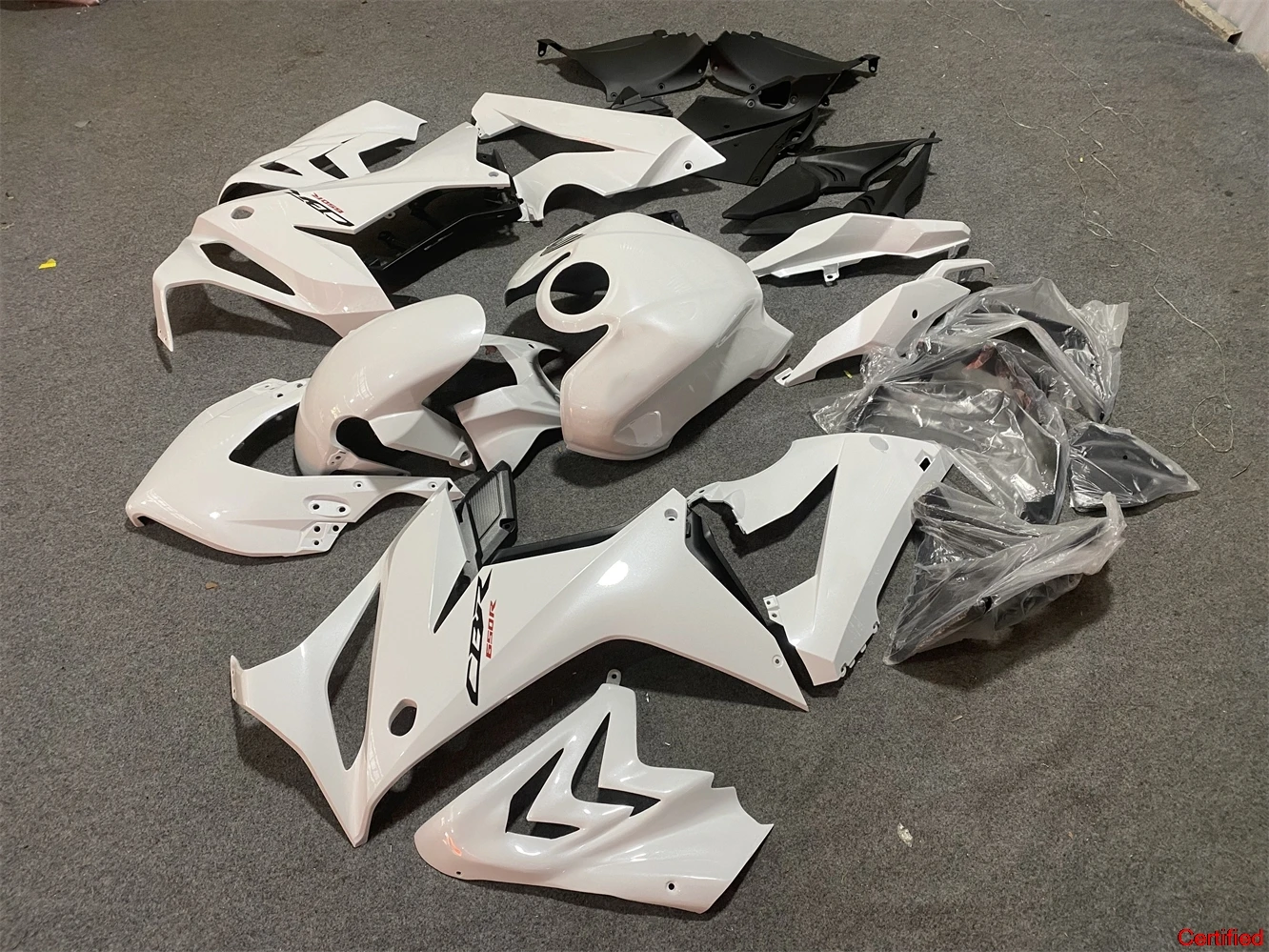 

CBR650R 2019 2020 2021 2022 Обтекатель CBR650 R Обтекатель мотоцикла с жемчужно-белым Обтекателем серии