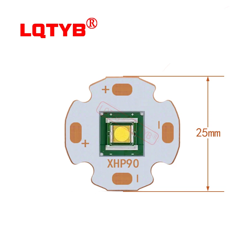 Imagem -03 - Grânulos Brancos Frios da Lâmpada para as Peças da Lanterna Conversão Faça Você Mesmo Frio Vidro Liso Microplaqueta Superior Diodo Smd Sbt90 9090 50w 3v 15a