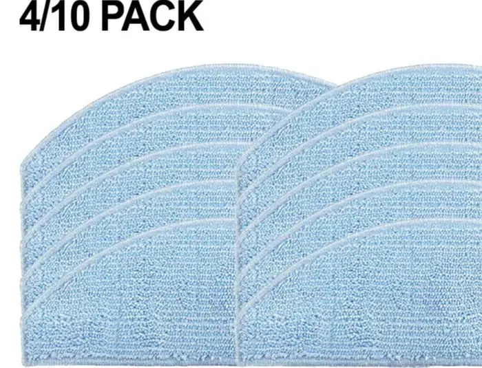 

For Laresar Mars 01 And For Lubluelu Robotic Vacuum Cleaners: 4/10pcs Mop Cloth Set Accessories