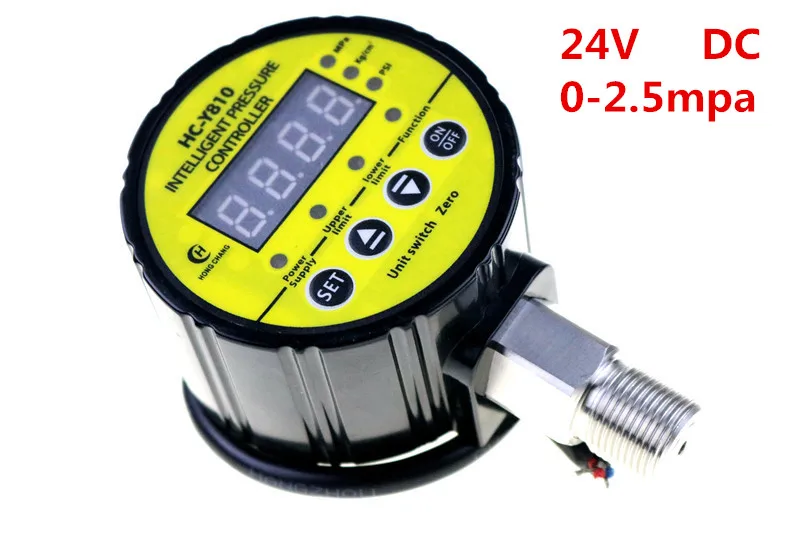 

M20 x 1.5 Hydraulic Air Compressor Digital Pressure Switch 0-2.5Mpa 24VDC HC-Y810