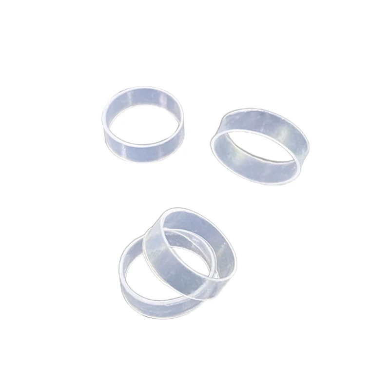 D0UA 4 قطعة/12 قطعة جويستيك معدات الحماية حلقة حلقة غير مرئية ل ps5/PS4/التبديل برو أذرع التحكم في ألعاب الفيديو جويستيك غطاء