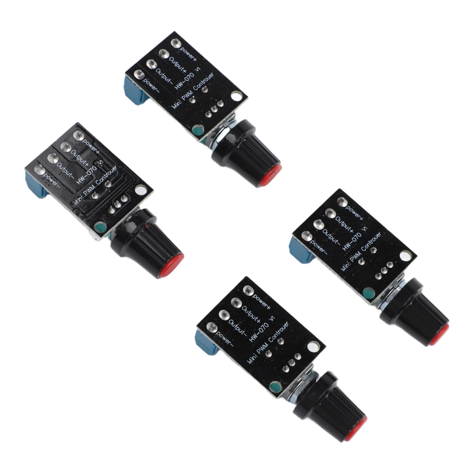 4PCS Adjustable DC For Motor Regulators for PWM Control Suitable for 5V 16V For Motors and Fans with 10A 4PCS Adjustable