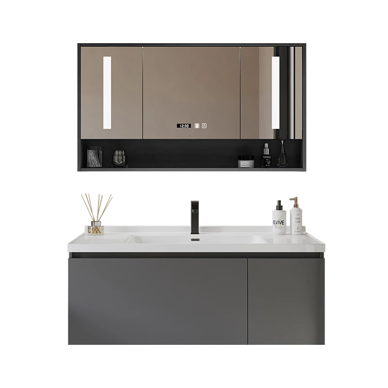 2023 Custom Wash Basin Modern Bath Set Organizer Floating Vanity Bathroom Vanity Cabinet 1200 Mm