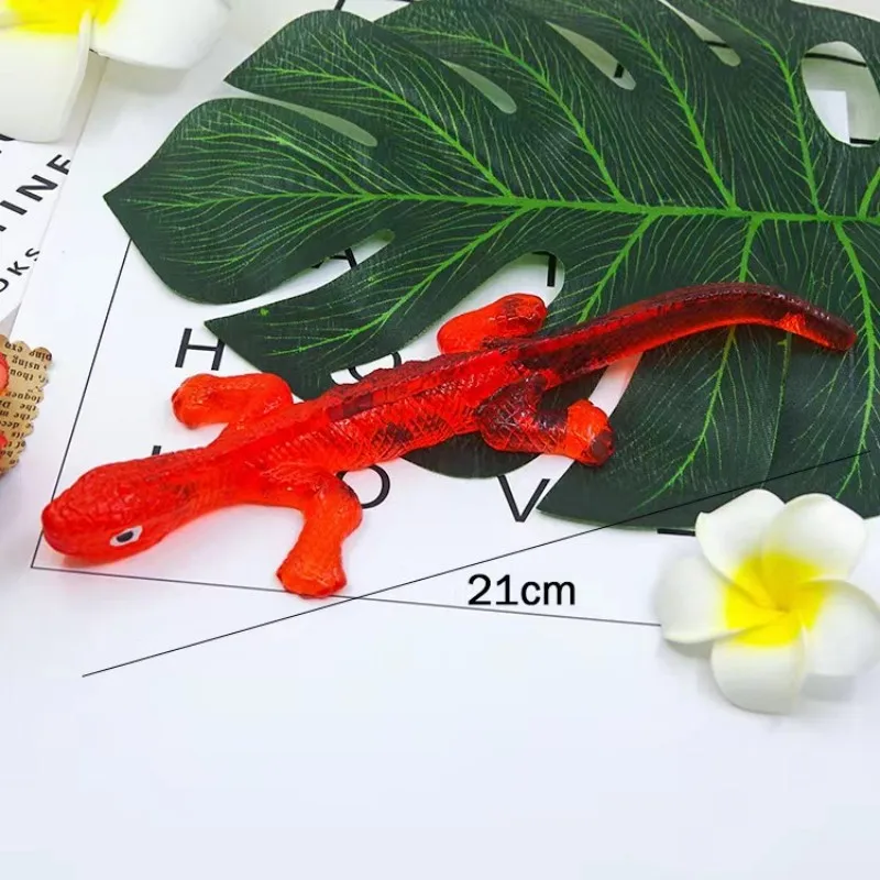 Crocodile Lizard With Eyes Toy Sticky Stretching Animals Kids Toys Boys Girls Weird Stuff Farce Novelty Gifts Funny Gadgets