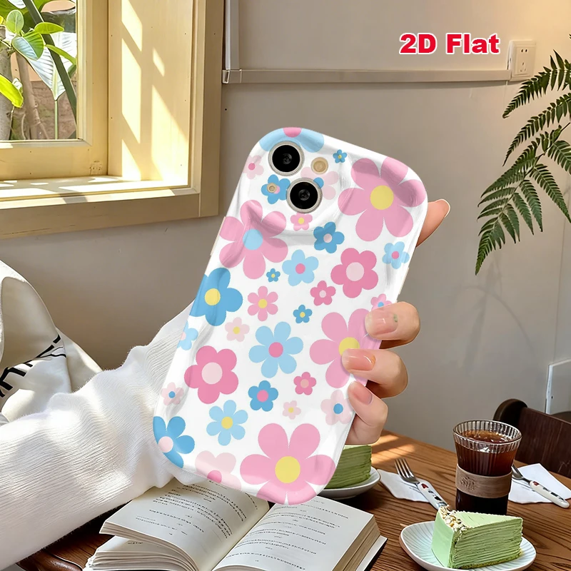 2D Flat Soft Silicone Phone Case For iPhone 17 Pro Max 16 18 Pro 13 11 15 14 Plus 12 17 16E 17Promax Shockproof Transparent Funda Cover
