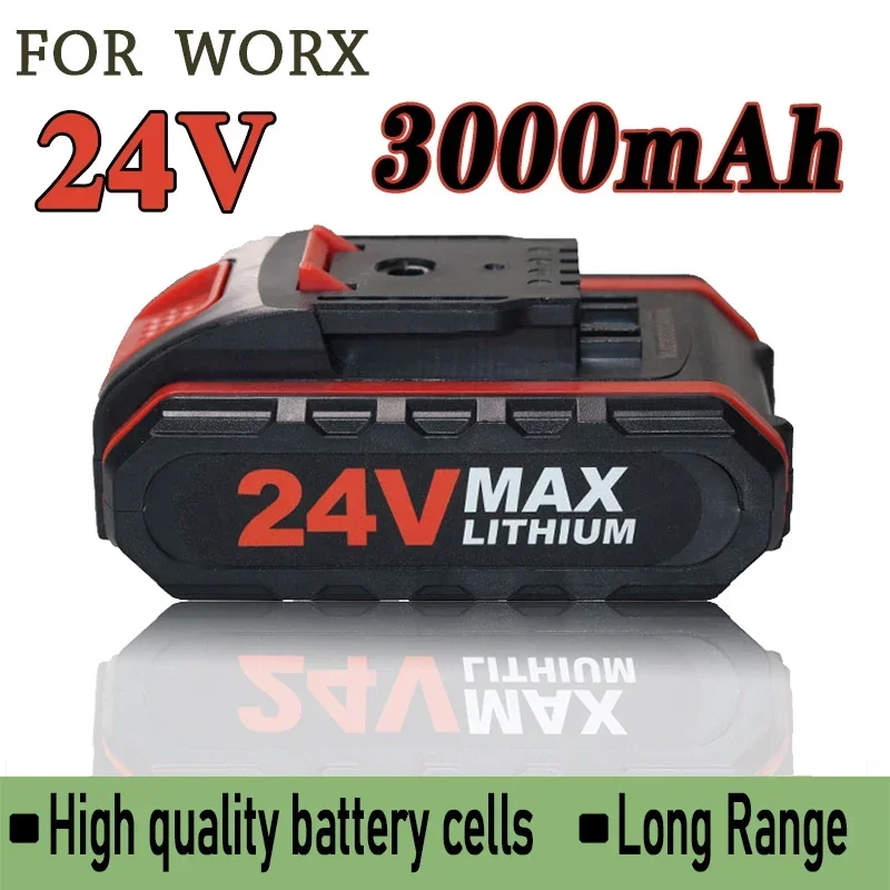 

24V For WORX Electric Tool General Rechargeable Lithium Battery Screw Driver Electric Drill Electric Pruning Saw