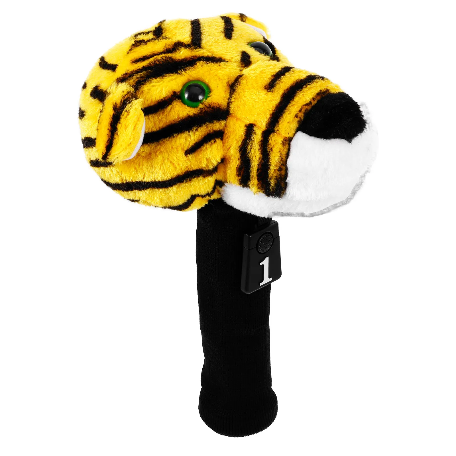 

Чехол для головки клюшки для гольфа с милым дизайном в виде животных, утолщенная подкладка, надежная фиксация, защищает клюшки от повреждений, совместим с драйверами и айронами.