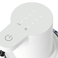 400ml Dish Soap Dispenser Rechargeable Infrared Sensor Electric Sanitizer Dispenser 4 Gears IPX5 Waterproof for Kitchen Bathroom