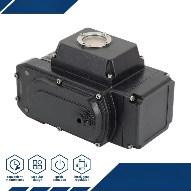 for Quarter Turn Electric Actuator High Torque 50Nm Compact Lightweight  Modulating Control IP67 for Industrial Automation