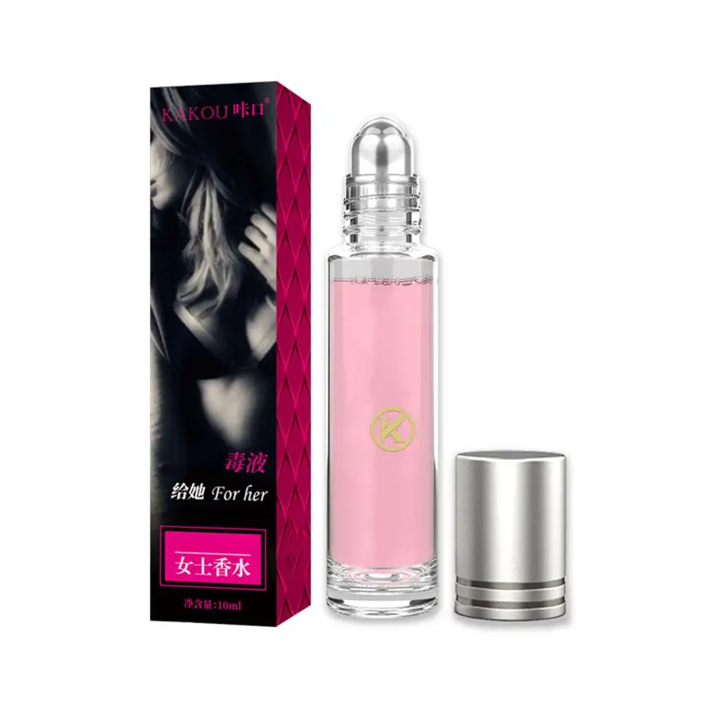 10ml Feromonowa Pokusa Trwały Perfumowany Balsam do Ciała w Kuli Mini Przenośny Unisex Roll On Eau De Toilette Świeży Naturalny Zapach — zdjęcie 2