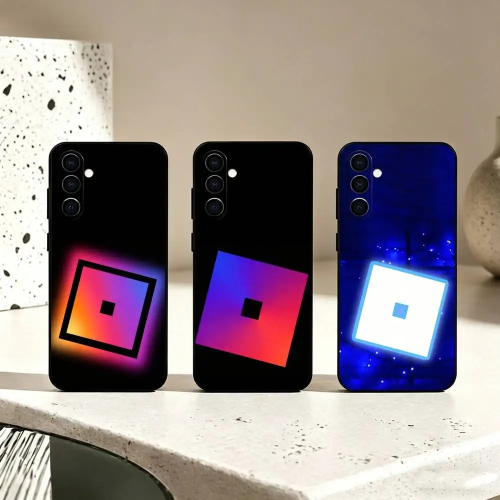 Roblox B-Bloxgram Phone Case For Samsung Galaxy A73,A72,A71,A70,A53,A52,A51,Others Soft Black Cover