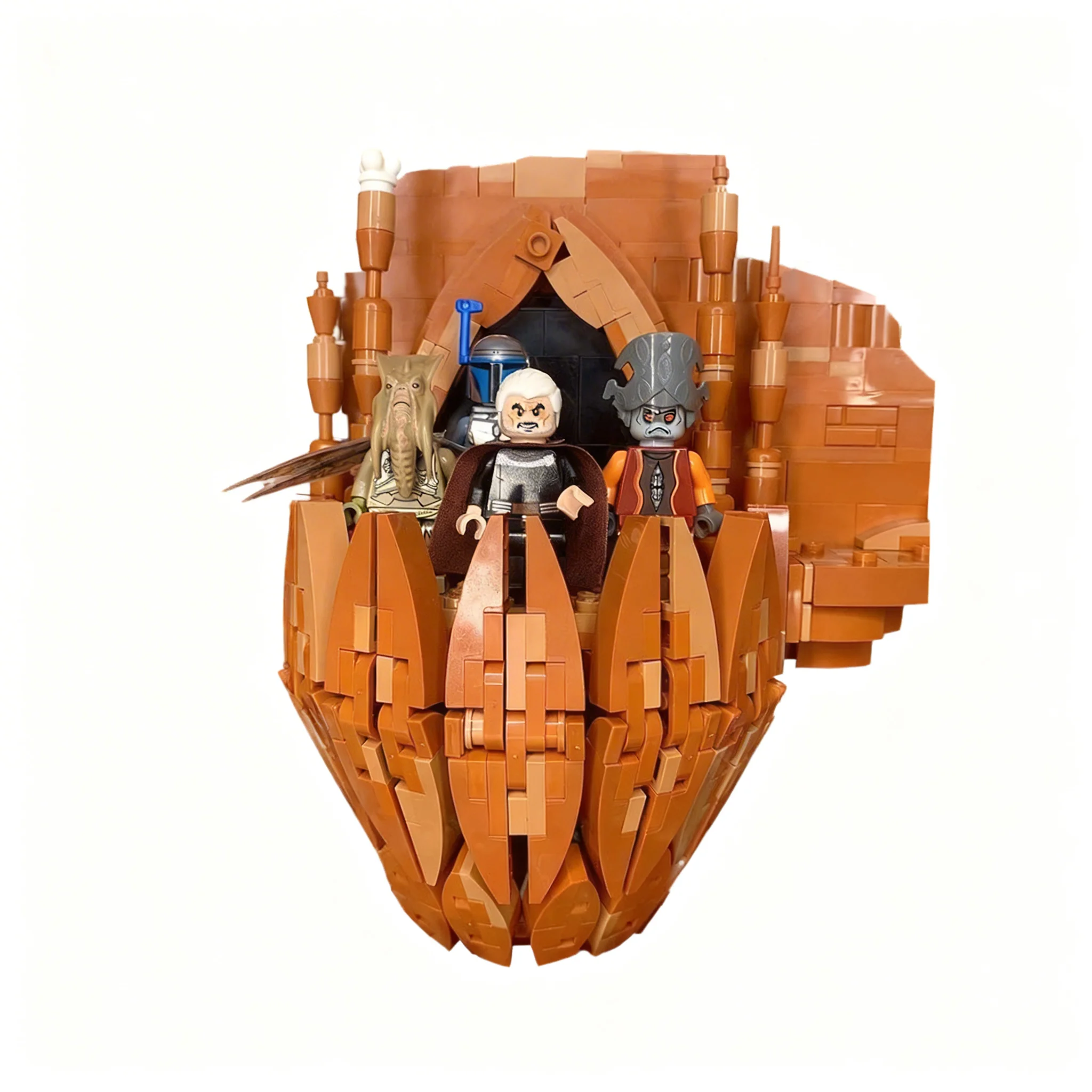 5856pcs MOC Star Battle Ultimate Collector Series UCS Petranaki Geonosian Arena Minifigure Scale Model Building Blocks Education