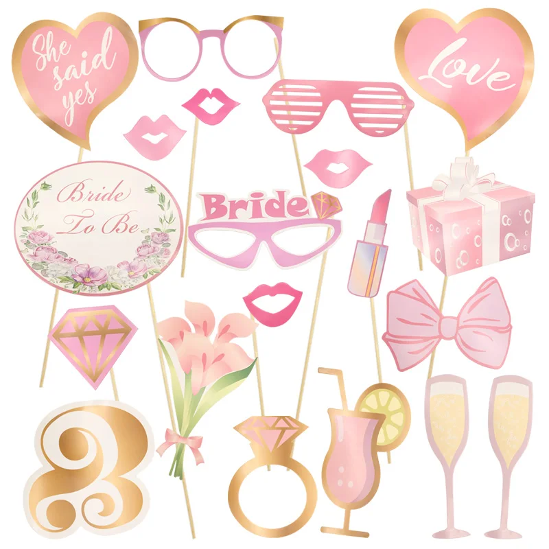 Bride To Be Photo Booth Props Frame Wedding Party Photobooth Props Bridal Shower Decoration Bachelorette Party Hen Night Supplie image 2